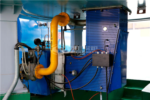 給辦公樓供暖的0.5噸燃?xì)庹婵諢崴仩t