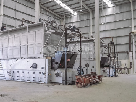 新疆機場4.2MW、2.8MW SZL燃煤熱水鍋爐項目